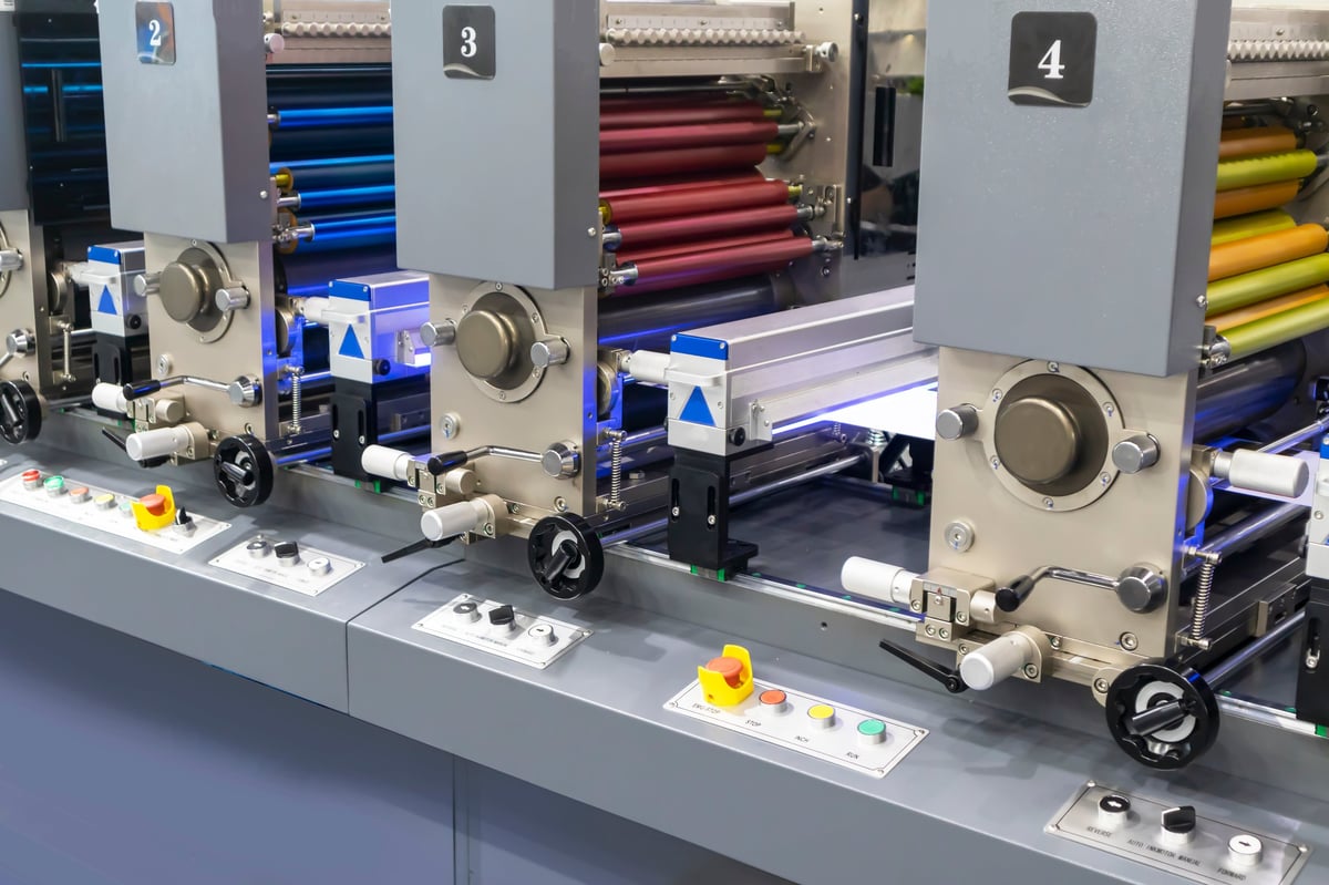 Color printing machinery for the packaging industry