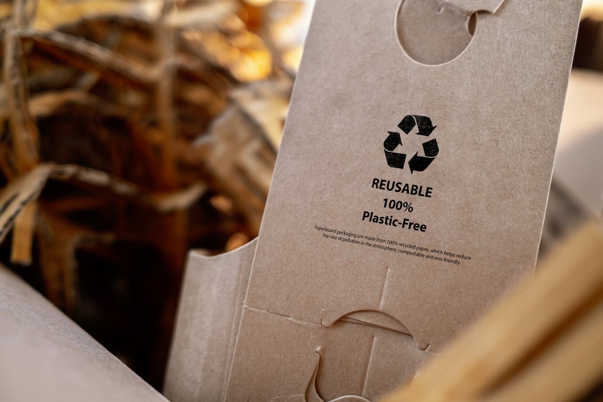 Recyclable cardboard packaging prototype